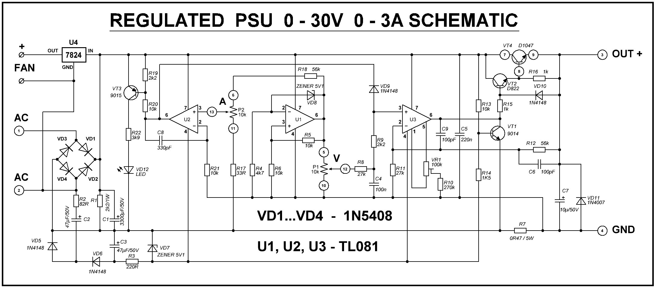 PSU circuit diagram